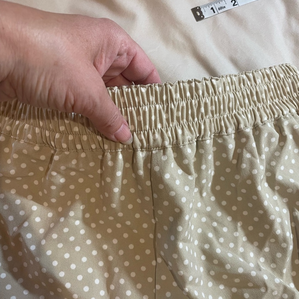 7th Avenue New York &‎ Company Polka Dot Short Set in Black and Cream, Size 6 - Picture 13 of 13